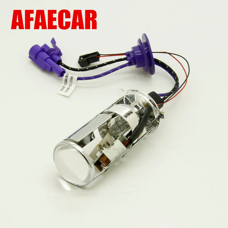 2 PCS Xenon H4 6000K 4300k 8000K Mini Projector Lens high low beam light For HID