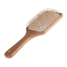 YOST-натуральная бамбуковая деревянная Массажная Расческа с воздушной подушкой для здоровья большая панель расческа