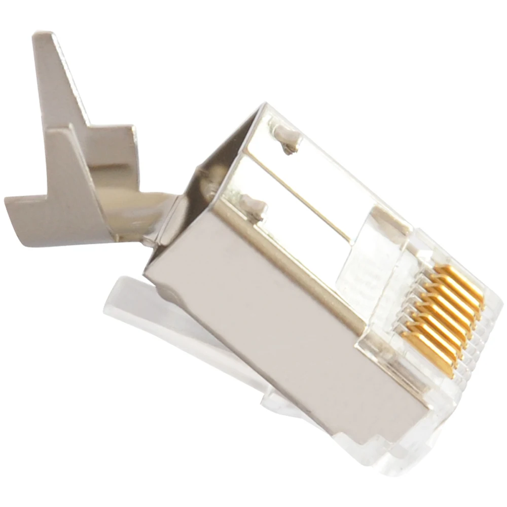 xintylink ethernet cable connector rj45 plug cat6 network rj 45 8p8c modular cat 6 terminals stp shielded gold plated 50u xintylink ethernet cable connector rj45 plug cat6 network rj 45 8p8c modular cat 6 terminals stp shielded gold plated 50u