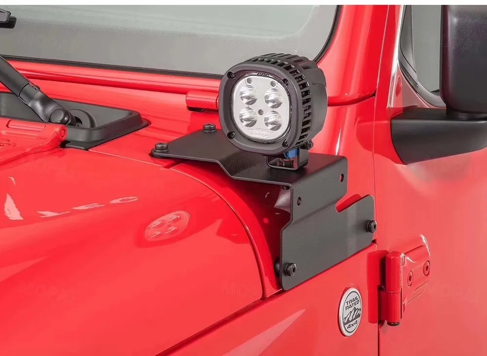 Автомобильный кронштейн MOPAI для Jeep Wrangler JL+ Автомобильный светильник a-столб, светодиодный легкие крепления, держатель для Jeep Wrangler, аксессуары