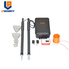 200kg 12VDC Automatic Electric Double Swing Gate Opener 2 Remote Control supporting backup battery solar system
