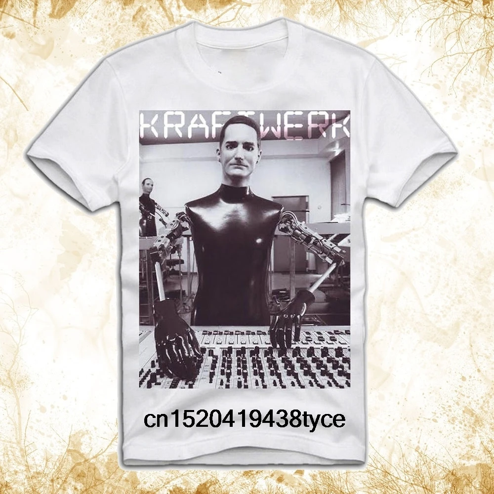 

KRAFTWERK THE MAN MACHINE 1970 Athletic Men's Basic Cotton T-Shirt