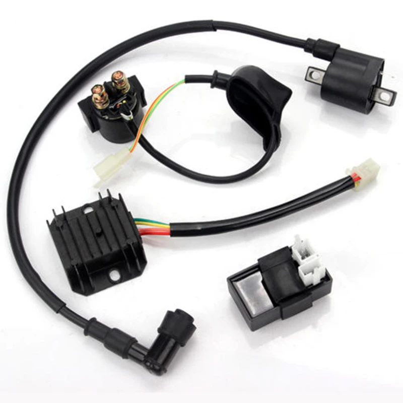 

Rectifier Relay Ignition Coil CDI Kit Set For Chinese ATV Quad 150/200/250 CC