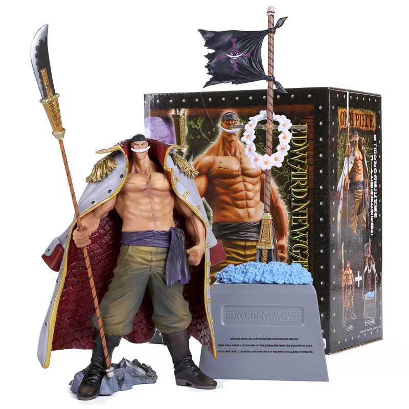 

Anime One Piece DXF Edward Newgate & Tombstone White Beard Emperors PVC Figures Collectible Toys