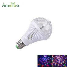 5 Вт 9 Вт Led сценический эффект хрустальный шар RGB лампа E27 Авто/Звуковое управление Led Dj диско светильник 85-265 в Luces Discoteca Led вечерние светильник s