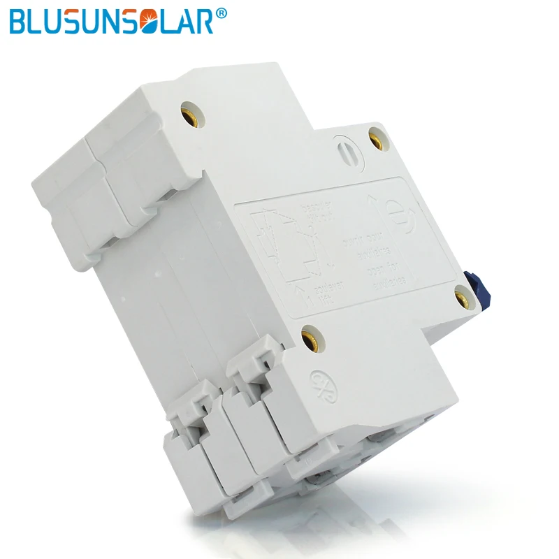 (10 шт./лот) 2P 63A DC250V (DC MCB мини автоматический выключатель) для PV Солнечной