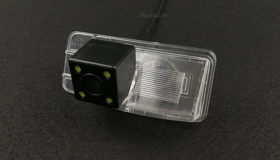 HD Автомобильная CCD 4 светодиода ночного видения резервная камера заднего вида Водонепроницаемая парковка для Nissan X-Trail X Trail