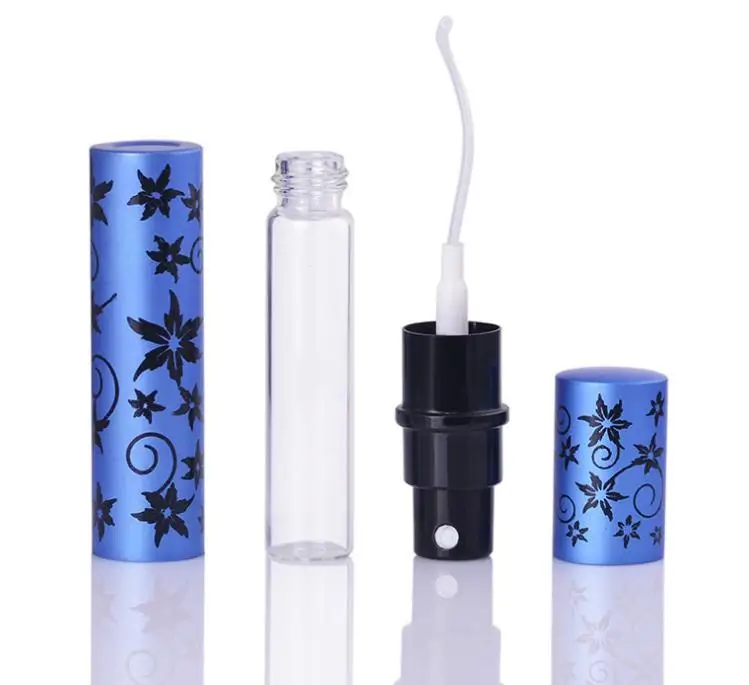 Новое поступление 8 мл Flacon Vide Cosmetique Botellas Rellenables уникальная печать мини флакон для духов с распылителем для унисекс SN1709