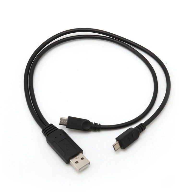 Новейший usb кабель для передачи данных и зарядки y образный micro USB 2 Micro male