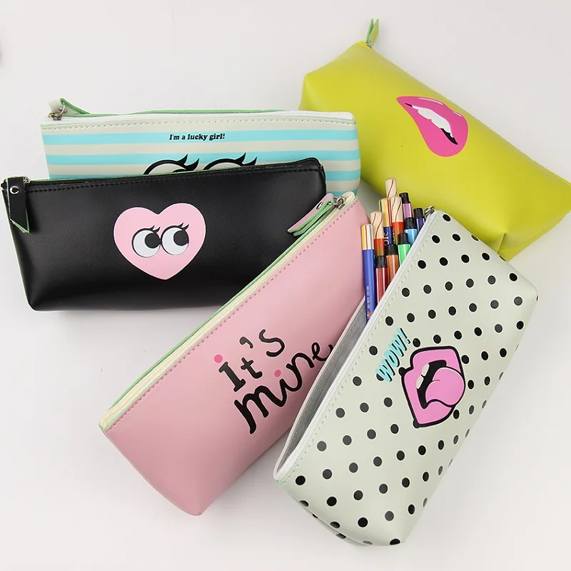 1PC-Creative-Pencil-Case-PU-Leather-School-Supplies-Stationery-Gift-Cute-Modern-Girl-Pencil-Box-Pencilcase (1)