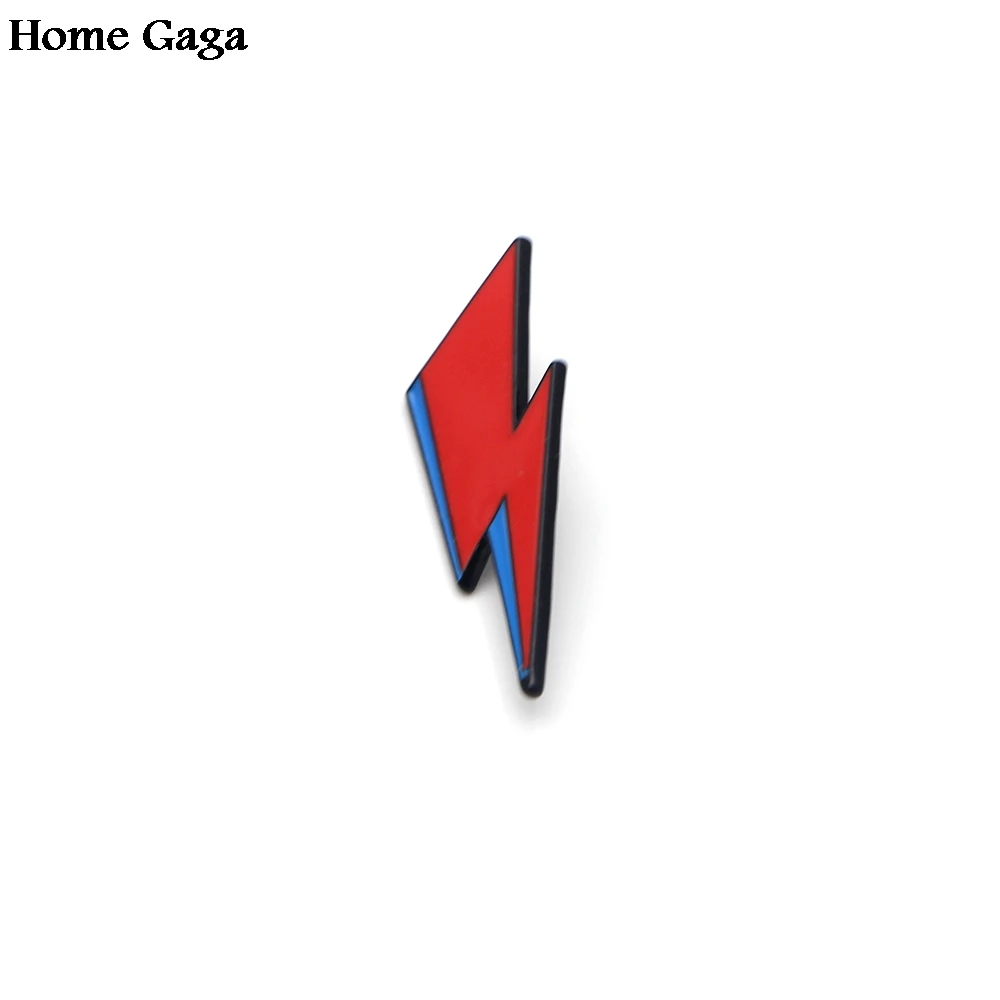Homegaga броши для мужчин и женщин молния Металл цинк эмаль булавки медаль para рюкзак