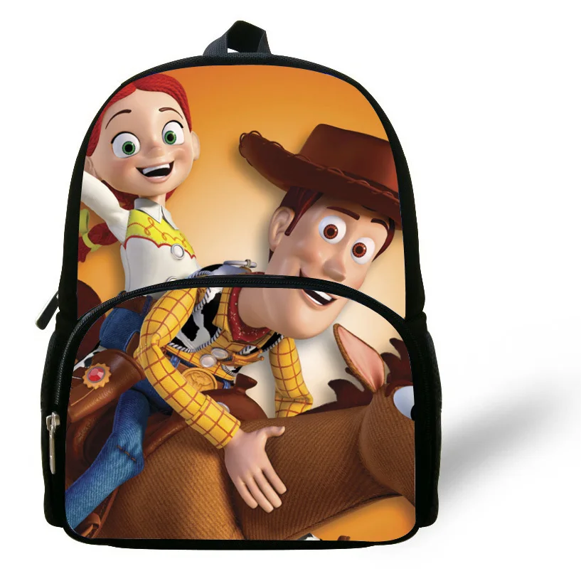 12 inch Cowboy Woody Backpack Toy Story School Bags For Boys Mochilas