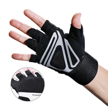 Спортивные тренировочные перчатки для занятий спортом под давлением фитнес с половиной пальца перчатки для самообороны противоскользящие Тяжелая атлетика тактические велосипедные перчатки