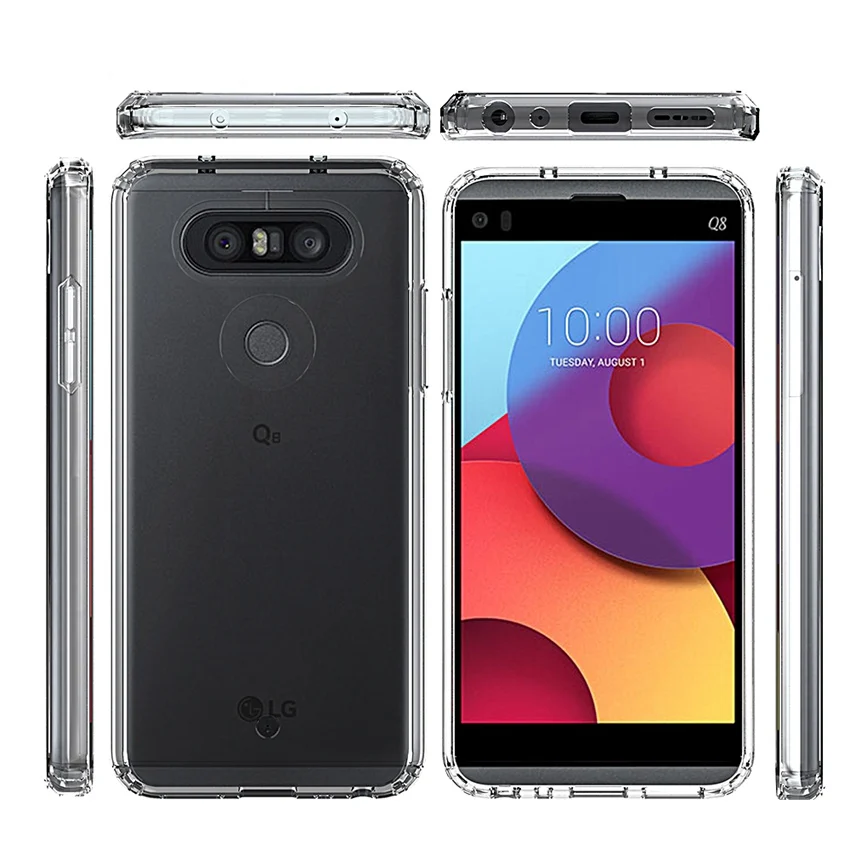 Мягкий силиконовый чехол из ТПУ/поликарбоната для LG Q8 Q 8 Защитные Чехлы