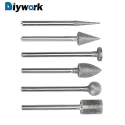 DIYWORK Мощность инструмент Аксессуары для Dremel вращающихся инструментов для Dremel набор инструментов наждачные головки для шлифовки для