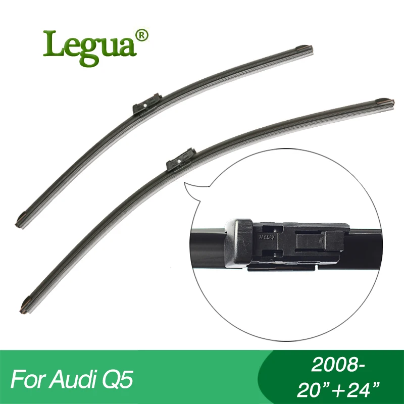 

1 set Wiper blades for Audi Q5(2008-),20"+24",car wiper,Boneless wiper, windscreen, Car accessory