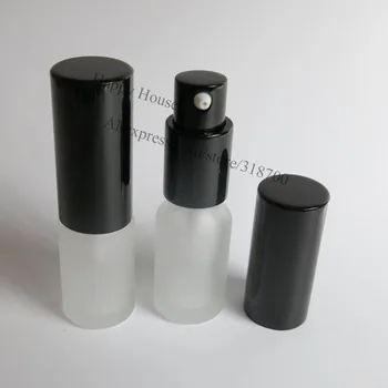 

360 x 10ml Frost Glass Essential Oil Bottle With Lotion Pump 1/3oz Cream Glass Container