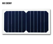 DIY Use 6.5W/6V 1A Sunpower Branded 23% Efficiency Solar Cell High Quality Portable Flexible Solar Panel+Optional USB Controller