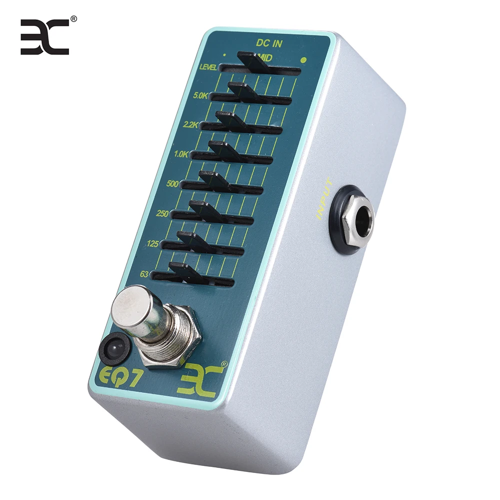 

ENO EX EQ7 Equalizer Guitar Effect Pedal 7-Band EQ Guitar Pedal Full Metal Shell True Bypass Guitar Parts & Accessories