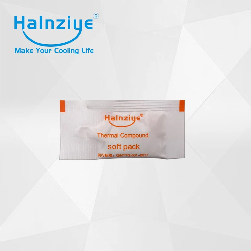 

200pcs HY410 thermal grease paste heat sink compound in a small bag for sell Free shipping and promotion