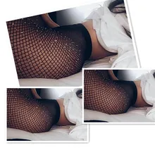 Сексуальные женские колготки со стразами для девушек, черные сексуальные жаккардовые чулки в сеточку, стразы, колготки, колготки, стильные женские колготки tt036