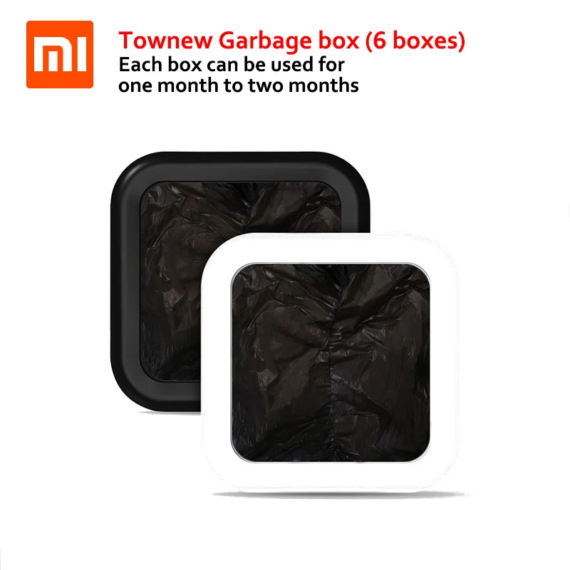 

6 Boxes Xiaomi Garbage Bag for Townew T1 Smart Trash Can Special Garbage Bag Large Capacity Daily Life Helper