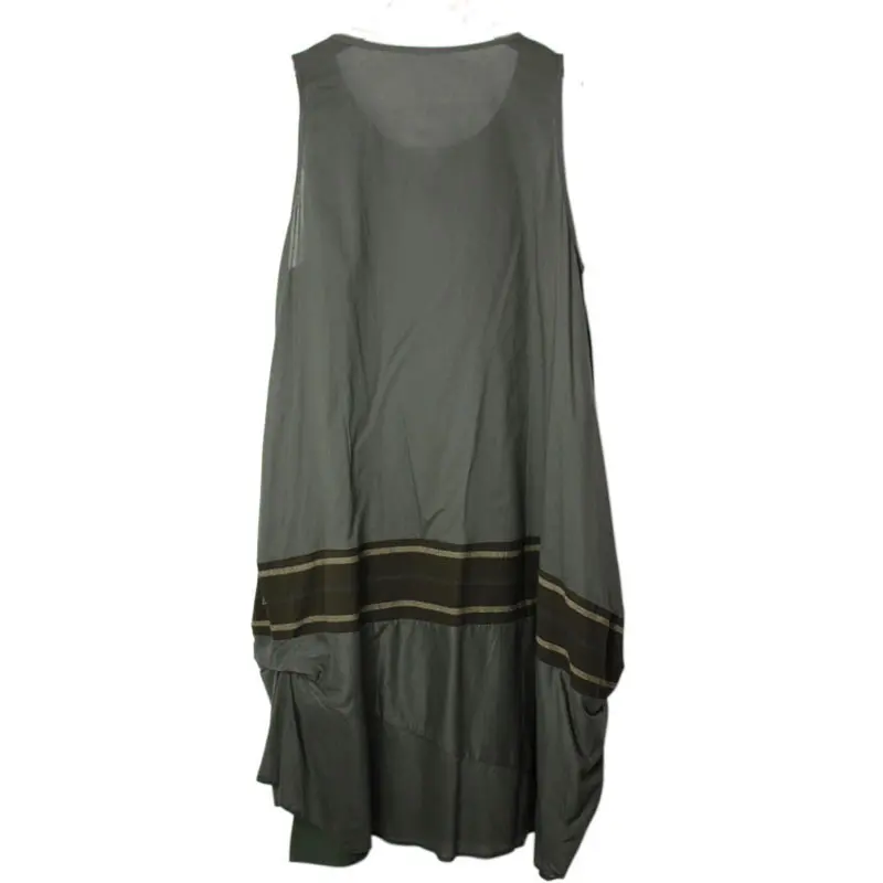 XITAO женское платье миди без рукавов 2 предмета пэчворк хит цвет летнее необычное