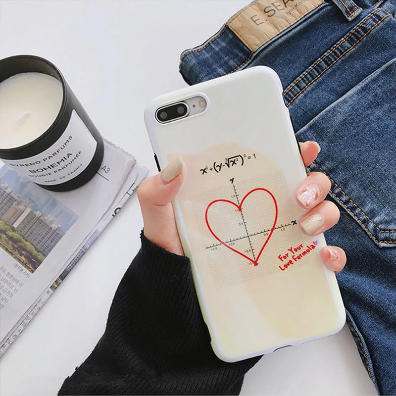 

Coordinate Love AppleX IPhone7plus/8/6s/6plus Anti-drop Blu-ray Phone Case