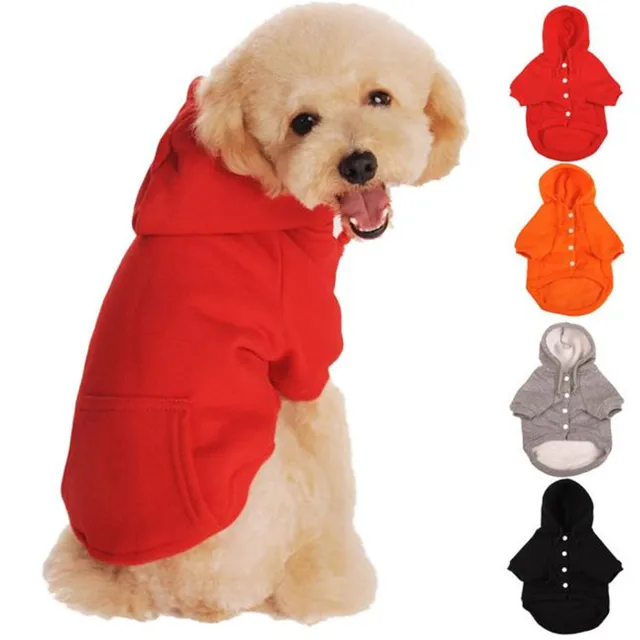 2017 S/M/L/XL/XXL Dog Hoodies Autumn And Winter Fleece Sweater Pet