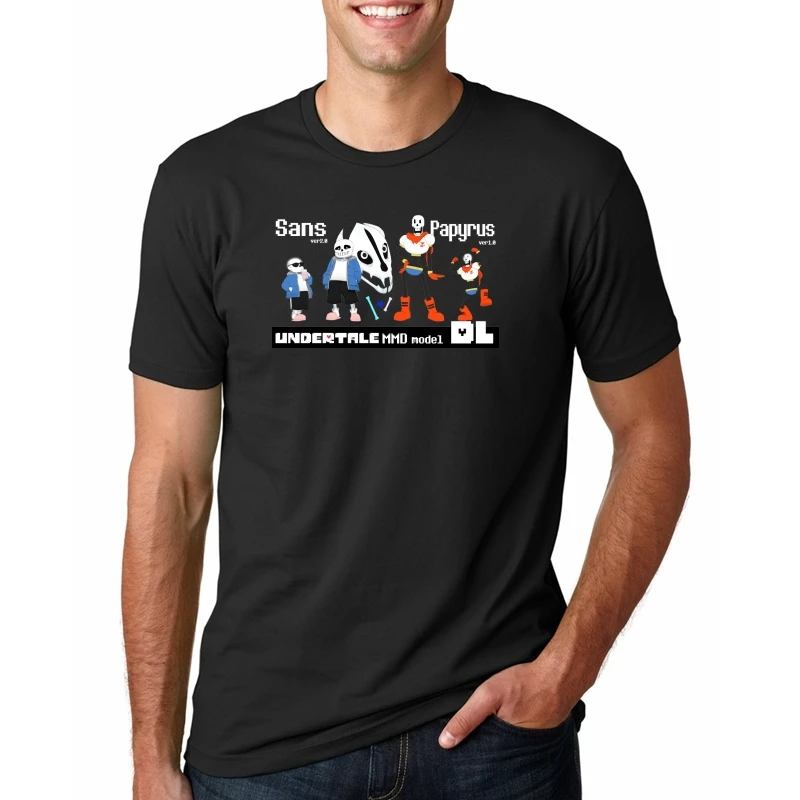 Hottest Game Undertale Printed interesting cartoon leisure short sleeve T-shirt O neck t-shirts Factory direct sales 84-14#dda | Мужская