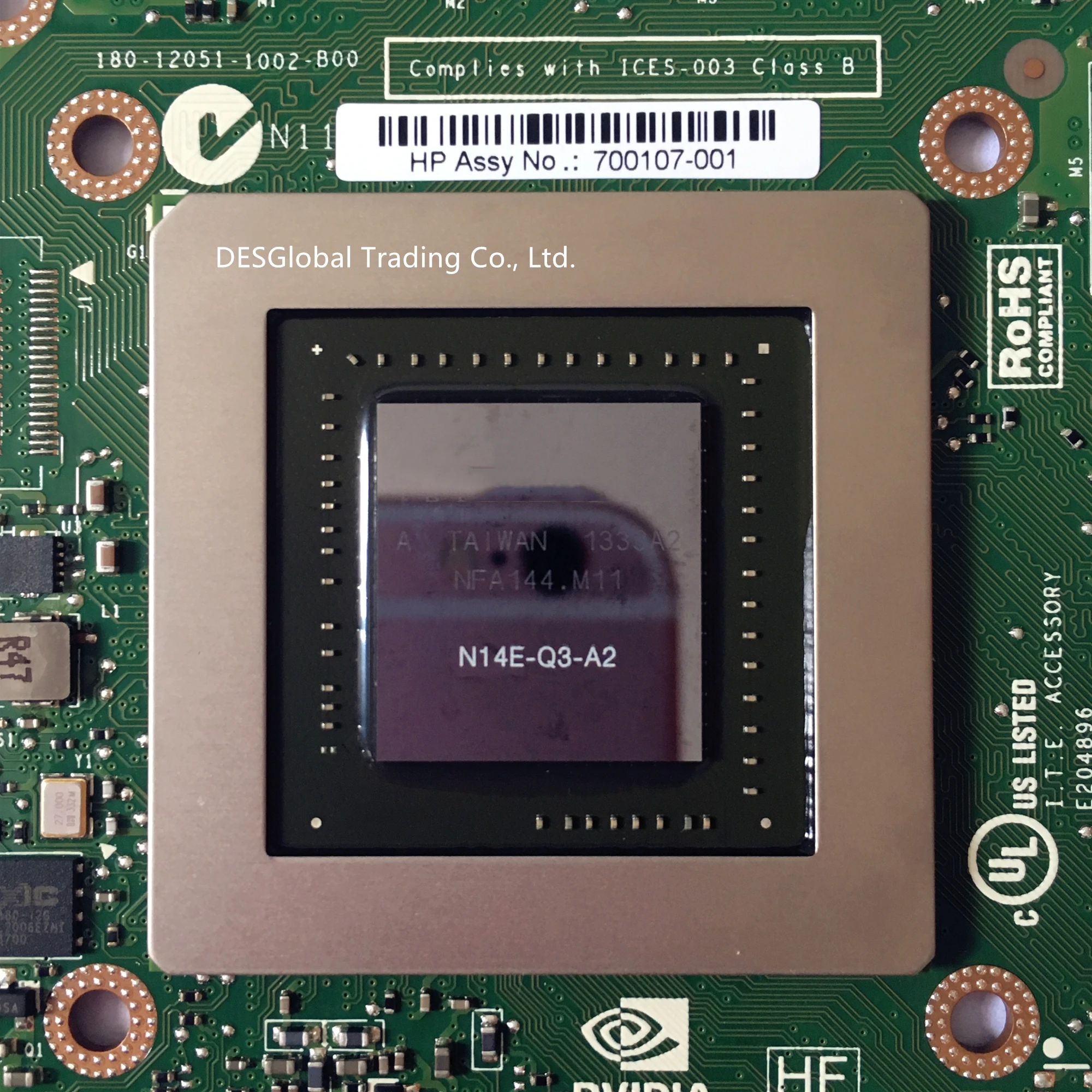  Original K4000M K4000 Video VGA Graphic Card 4GB N14E-Q3-A2 For DELL M6600 M6700 M6800 HP 8760W 877