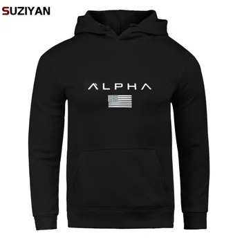 

New Brand Hoodies Men Autumn Fashion Print ALP Pullover Cotton Long Sleeve Sportswear Fleece Warm Sweatshirt Men'S Tracksuits