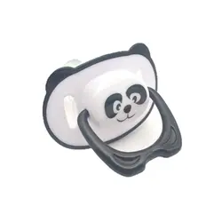 Милая панда соска пустышка детская еда класс полипропилен силикон пустышка малыш Ортодонтические соски с кольцом Прорезыватель детская