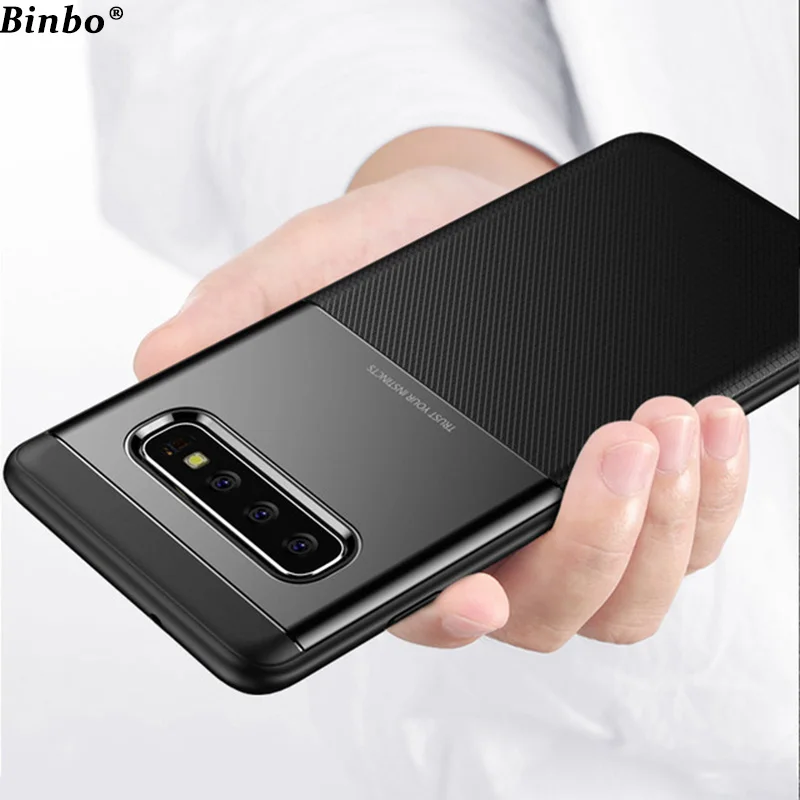 

Binbo For Samsung Galaxy S10 Plus Case Cover S10 E Luxury Soft TPU Silicone Back Cover For Samsung S10 Plus S10e S10 Case Capa