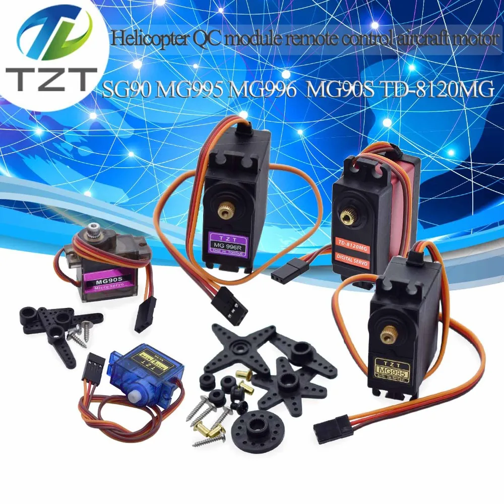 

Smart Electronics Rc Mini Micro 9g 1.6KG SG90 MG995 55g servos TD-8120M Digital Metal Gear rc car robot Servo MG995R MG996 MG90S