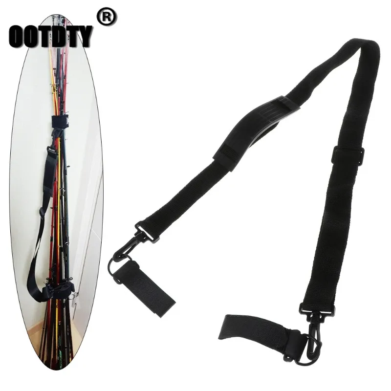 Fishing tools Fishing Rod Belt Carry Strap Band carp fishing Portable