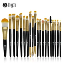 

20 PCS Eyeshadow Makeup Brushes Set Professional Eyeliner Eyebrow Bronzer Blending Eye Shader Make Up Brush Kit Synthetic Hair