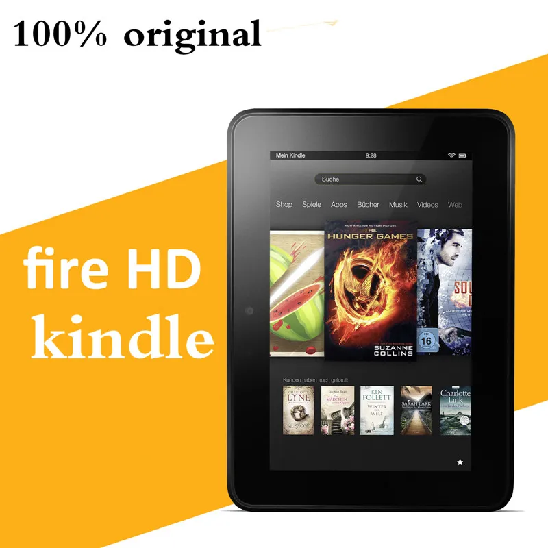 kindle fire hd 7 e book IPS HD screen 16g memories WIFI Double antenna technology adopted 1.2GHz dual core OMAP 4460 processor |