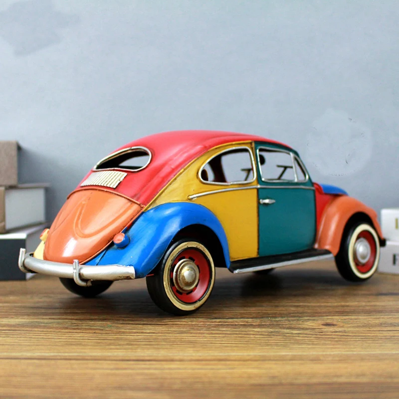 Крутые! 1934 Volkswagen Beetle классическая модель автомобиля локомотив Креативные украшения L34CM* W13* H12CM украшения офисный стол