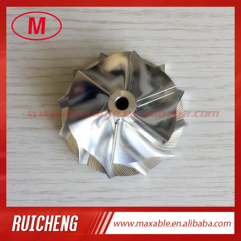 

TD04HL 18T 45.01/56.02mm 6+6 blades 49189-43800 Turbocharger Billet/milling/aluminum 2024 compressor wheel