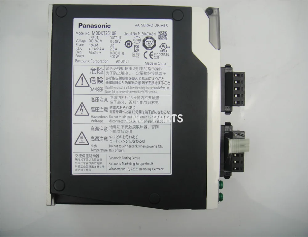 1 комплект 400 Вт PANASONIC Серводвигатель MHMJ042G1U + MBDKT2510E|Запчасти для