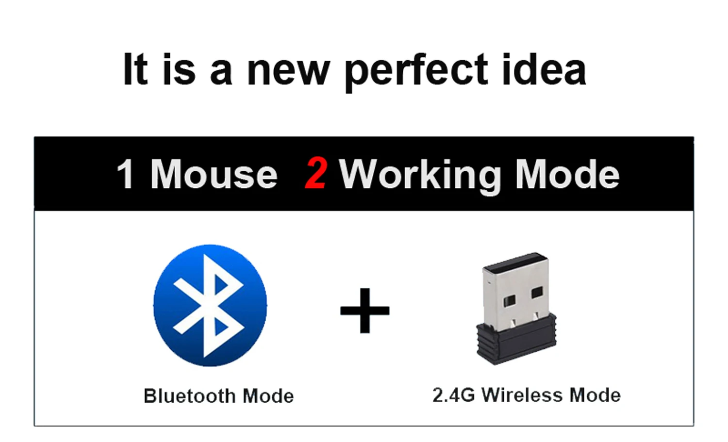 Cliry Bluetooth 3,0 + 2,4 ГГц беспроводной двойной режим 2 в 1 беспроводная мышь 1600 dpi ультра-тонкий эргономичный портативный оптический мыши