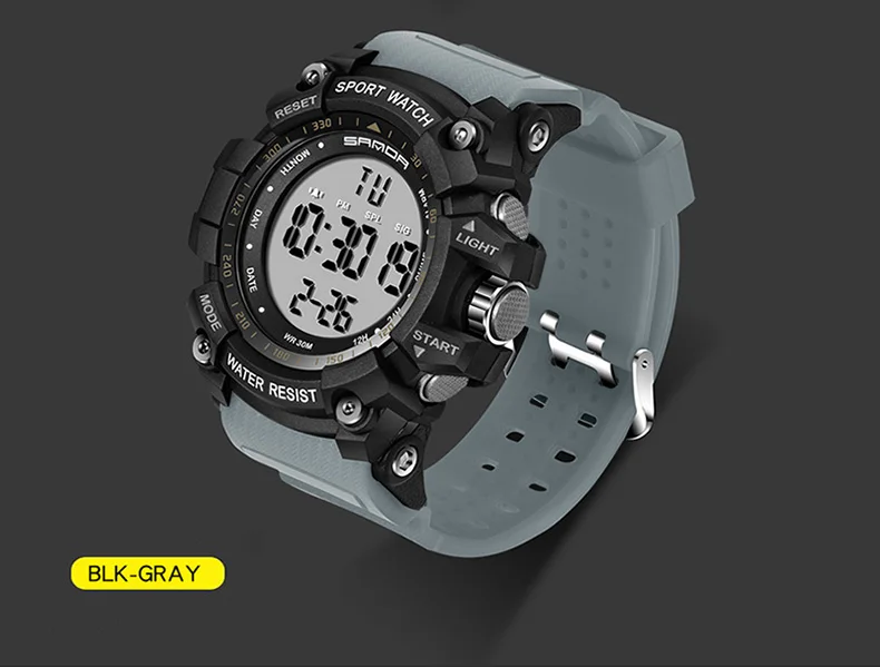 SANDA спортивные часы для мужчин Reloj Hombre обратного отсчета цифровые мужские s часы лучший бренд класса люкс модные водонепроницаемые часы Relogio Masculino
