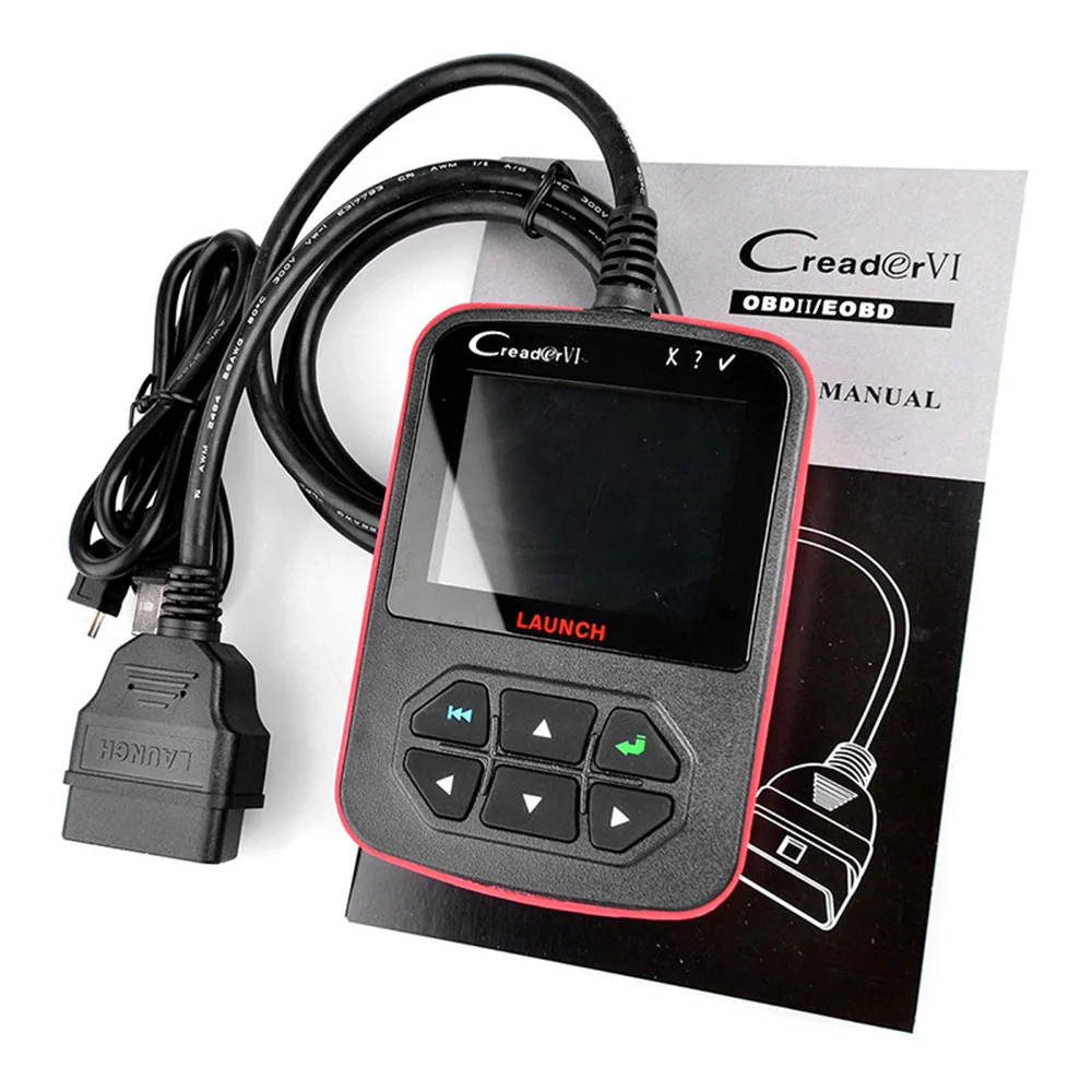 LAUNCH Creader VI код сканер Creader 6 OBD2 OBDII порт код ошибки считыватель Многоязычное обновление онлайн диагностический инструмент