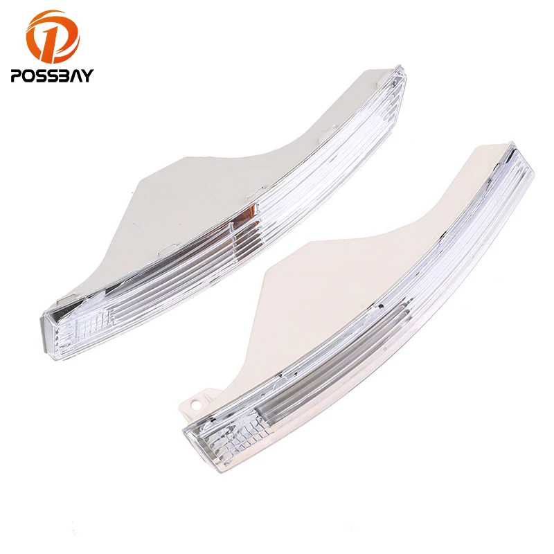 

POSSBAY Car Front Bumper Turn Signal Lights Without Bulbs for VW Passat 3C B6 2005 2006 2007 2008 2009 2010 Clear Lens