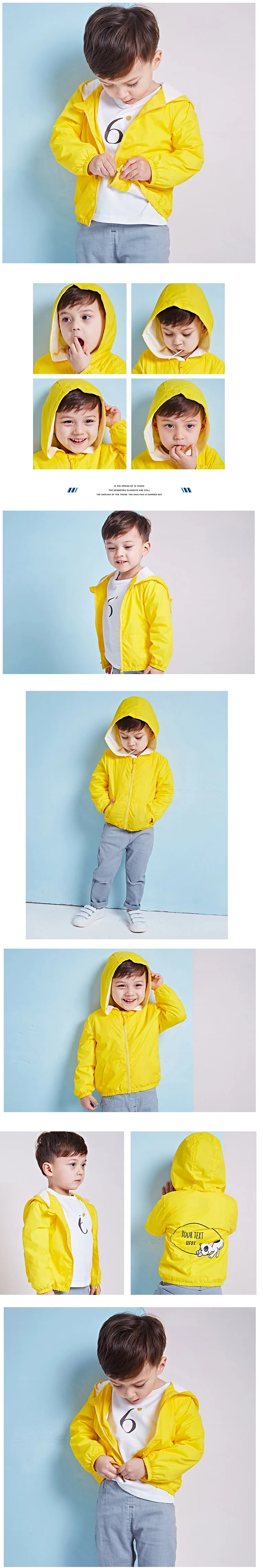 Г. брендовая ветровка с динозавром Pizex весеннее модное пальто на молнии для мальчиков и девочек спортивный детский топ одежда для малышей Детская одежда