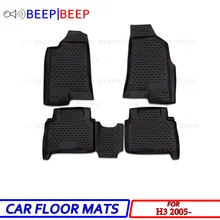 Для Hummer H3 2005-автомобильные коврики, ковры, авто коврик, пыленепроницаемый, водостойкий, автомобильный Стайлинг, защита интерьера