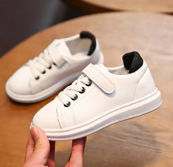 All Sizes 21 35 Kids White Shoes Spring Autumn Unisex Boys Girls Shoes