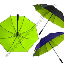 Диаметр 120 см, 5 шт./лот, настоящие двухслойные тканевые зонты для гольфа. Стекловолокно, автоматическое открытие, антистатическое, Прямая поставка, смешанный заказ позволяет