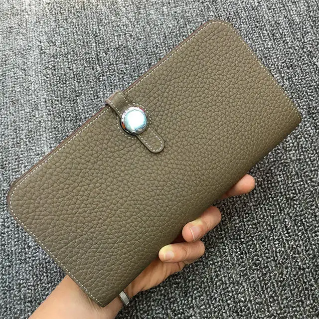 Famous Brand Women Wallet Genuine Leather Coin Purse Ladies Purse Fashion Girls Cluth Wallet Carteira Feminina Carteras De Mujer - Цвет: SA87153DH